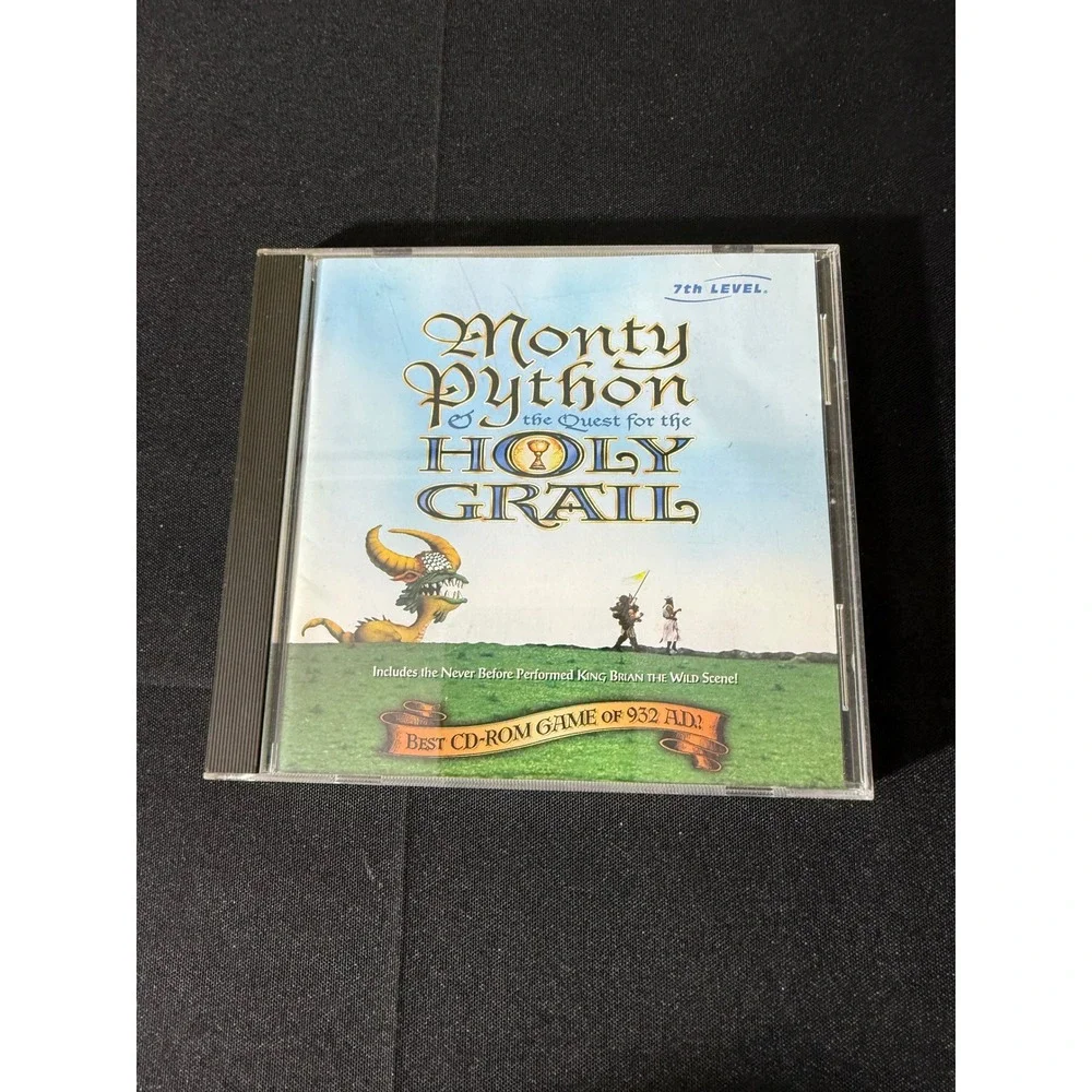 7th Level Monty Python Quest Holy Grail PC Game 1996 CD-ROM Excellent Windows 95